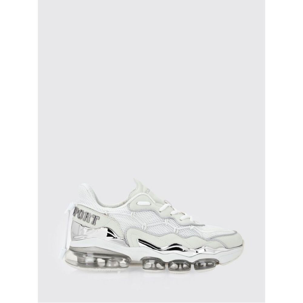 Plein Sport Men Mesh And Leather Sneakers Plein Sport